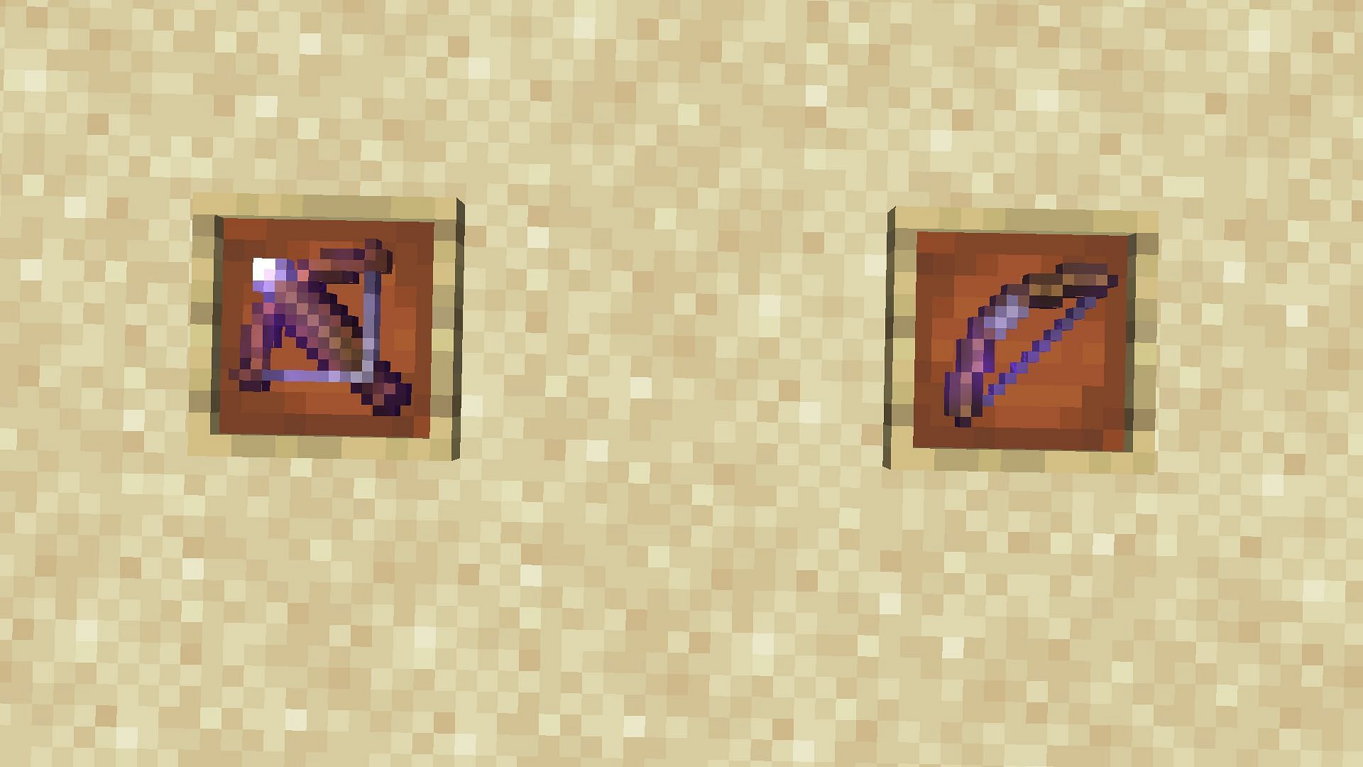 Bow in Minecraft offers a better experience and is quite cheap to make (Image via Mojang Studios)
